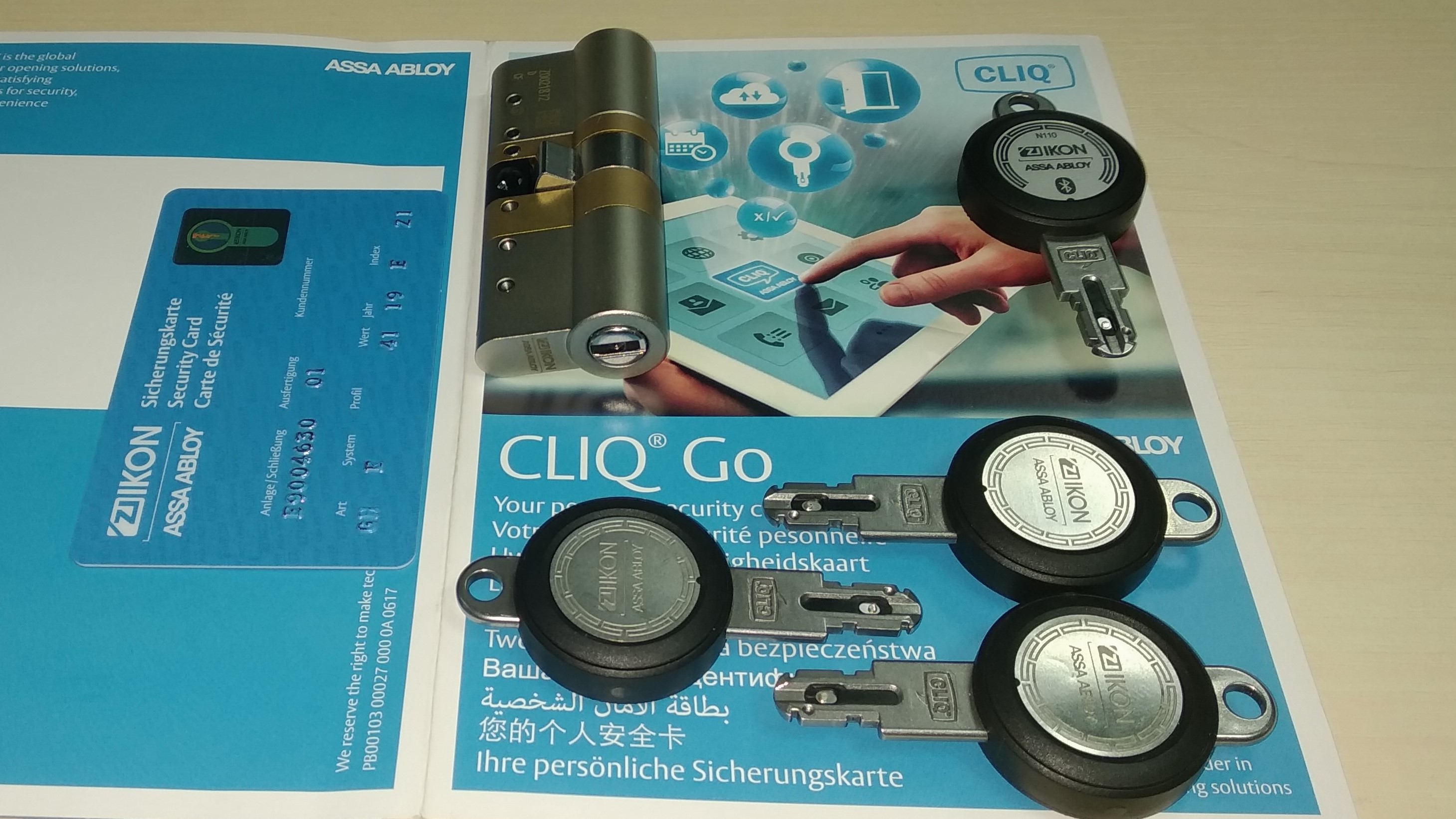 Электронный цилиндровый механизм IKON CLIQ® Go - новое измерение безопасности