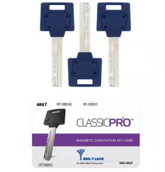 Перекодировочный комплект MUL-T-LOCK® ClassicPro (3 ключа)