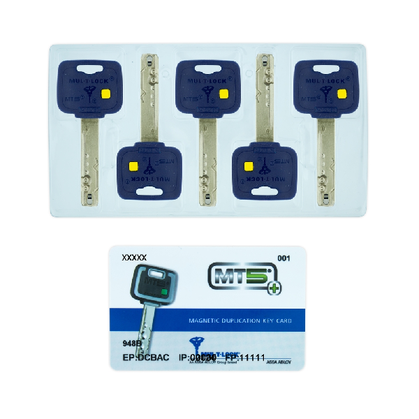 Перекодировочный комплект MUL-T-LOCK® MT5+ (5 ключей)